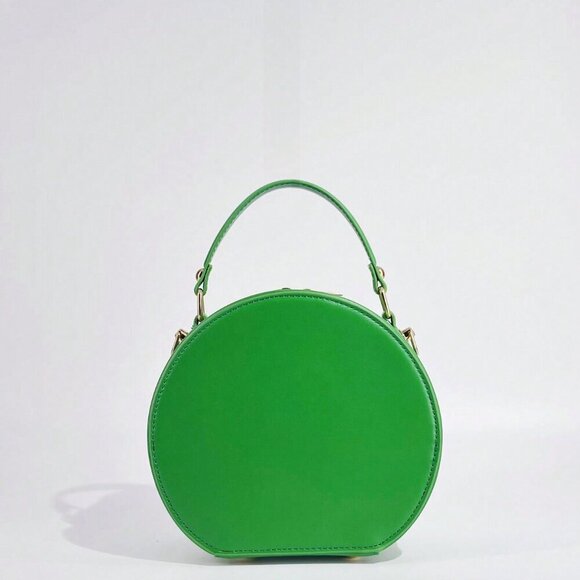 Green Cute Women's Street-Style Y2k Funny Watermelon Shaped Crossbody Bag - Picture 9 of 11